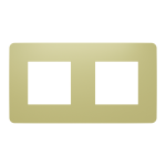 Рамка 2 постова, зелена, Unica New - Schneider Electric [NU280411]