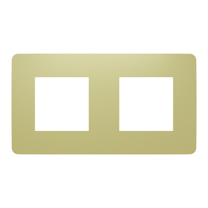 Рамка 2 постова, зелена, Unica New - Schneider Electric [NU280411]