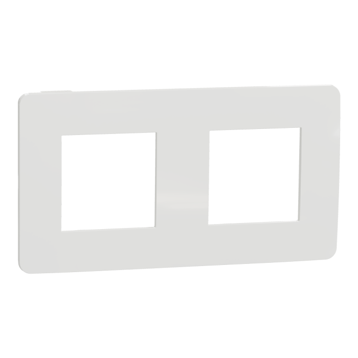 Рамка 2 постова, біла, Unica New - Schneider Electric [NU280418]