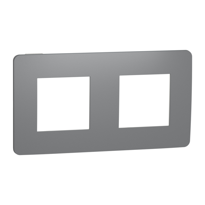 Рамка 2 постова, чорна, Unica New - Schneider Electric [NU280421]