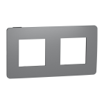 Рамка 2 постова, чорна, Unica New - Schneider Electric [NU280422]