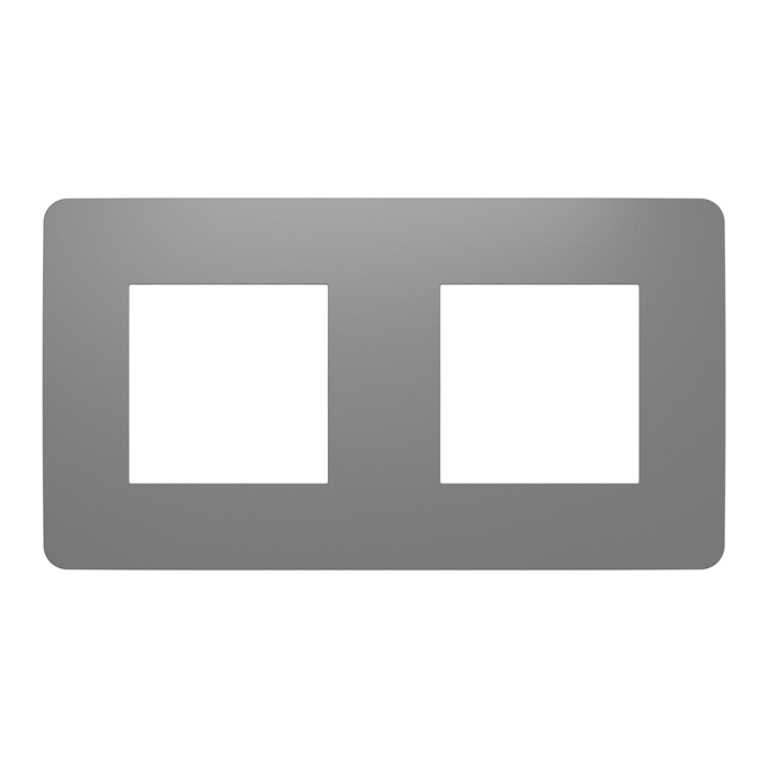 Рамка 2 постова, чорна, Unica New - Schneider Electric [NU280422]