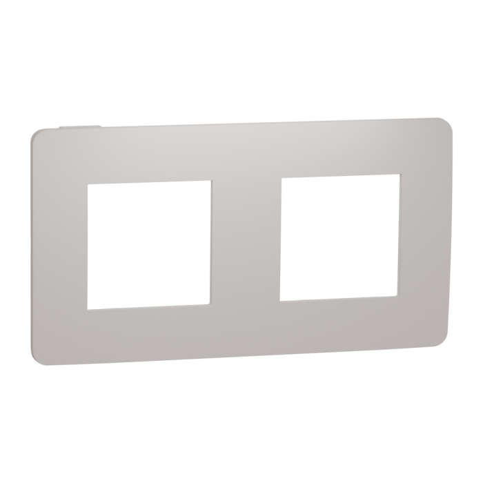 Рамка 2 постова, сіра, Unica New - Schneider Electric [NU280424]
