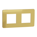 Рамка 2 постова, золота, Unica New - Schneider Electric [NU280459]