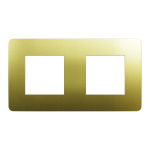Рамка 2 постова, золота, Unica New - Schneider Electric [NU280462M]