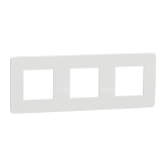 Рамка 3 постова, біла, Unica New - Schneider Electric [NU280618]