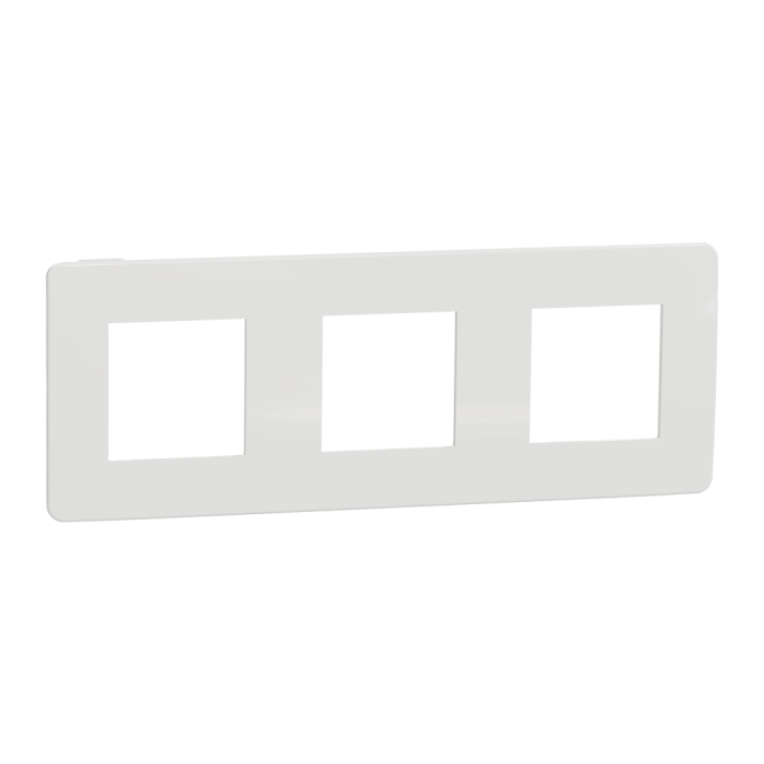 Рамка 3 постова, біла, Unica New - Schneider Electric [NU280618]