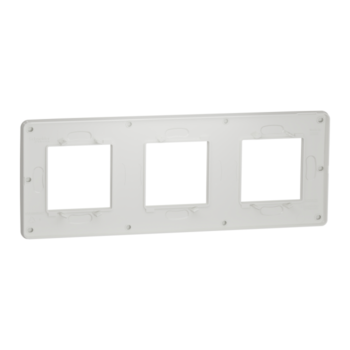 Рамка 3 постова, біла, Unica New - Schneider Electric [NU280618]