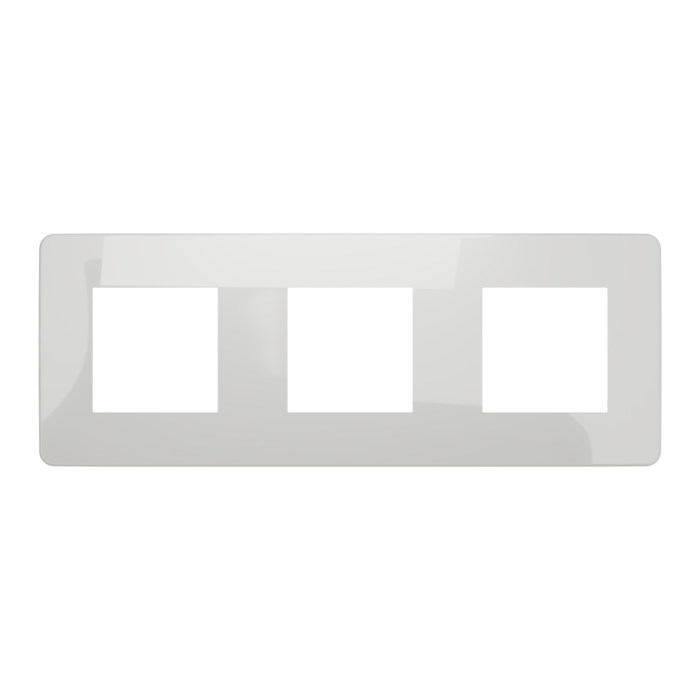 Рамка 3 постова, біла, Unica New - Schneider Electric [NU280618]