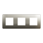 Рамка 3 постова, бронза, Unica New - Schneider Electric [NU280651M]