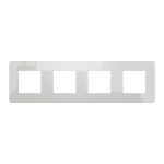 Рамка 4 постова, біла, Unica New - Schneider Electric [NU280818]