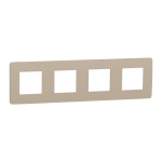 Рамка 4 постова, Unica New - Schneider Electric [NU280827]