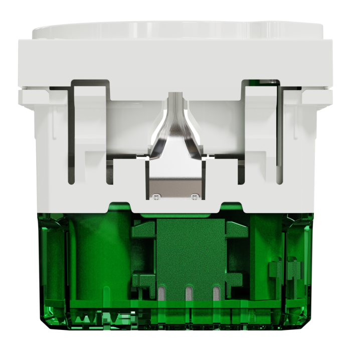 Зарядний пристрій USB + розетка, біла, 10 А, 2 модулі, Unica New - Schneider Electric [NU301718]