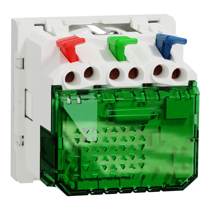 Зарядний пристрій USB + розетка, біла, 10 А, 2 модулі, Unica New - Schneider Electric [NU301718]