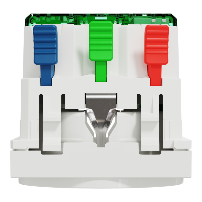 Зарядний пристрій USB + розетка, біла, 10 А, 2 модулі, Unica New - Schneider Electric [NU301718]