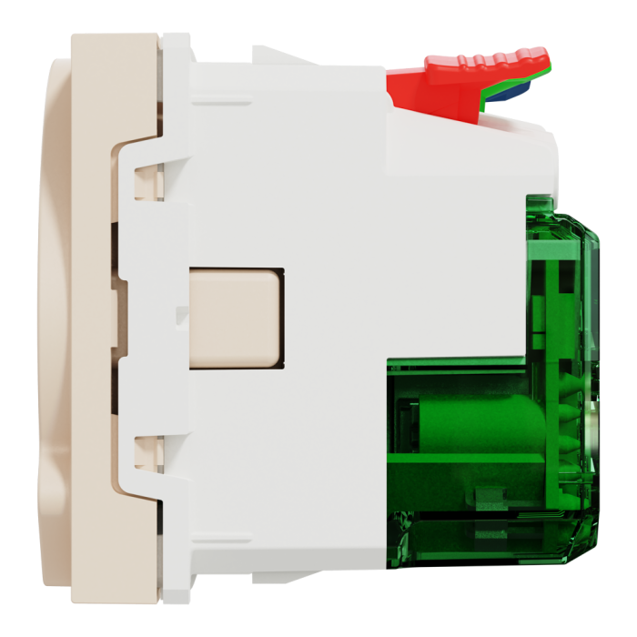 Зарядний пристрій USB + розетка, 10 А, 2 модулі, Unica New - Schneider Electric [NU301744]