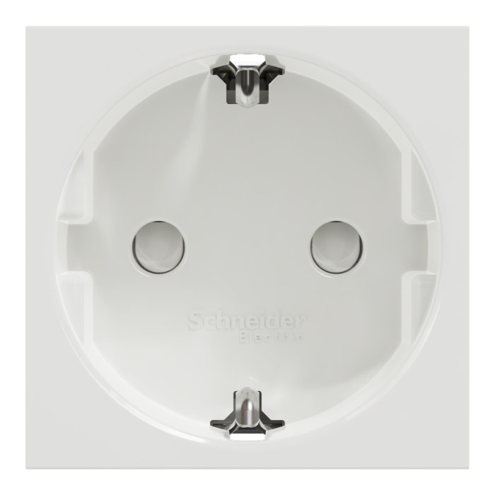 Розетка, біла, 16 А, 2 модулі, Unica New - Schneider Electric [NU303718]
