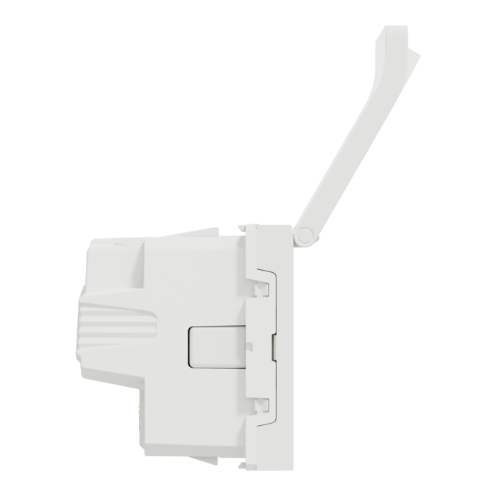 Розетка, біла, 16 А, 2 модулі, Unica New - Schneider Electric [NU303718TA]
