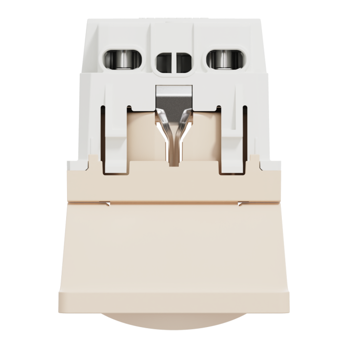 Розетка, 16 А, 2 модулі, Unica New - Schneider Electric [NU303744TA]