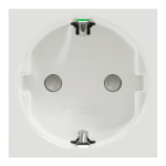 Розетка, біла, 16 А, 2 модулі, Unica New - Schneider Electric [NU305718]