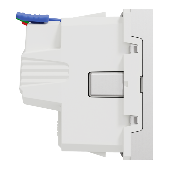 Розетка, алюмінієва, 16 А, 2 модулі, Unica New - Schneider Electric [NU305730]