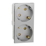 Розетка, алюмінієва, 16 А, 4 модулі, Unica New - Schneider Electric [NU306730A]