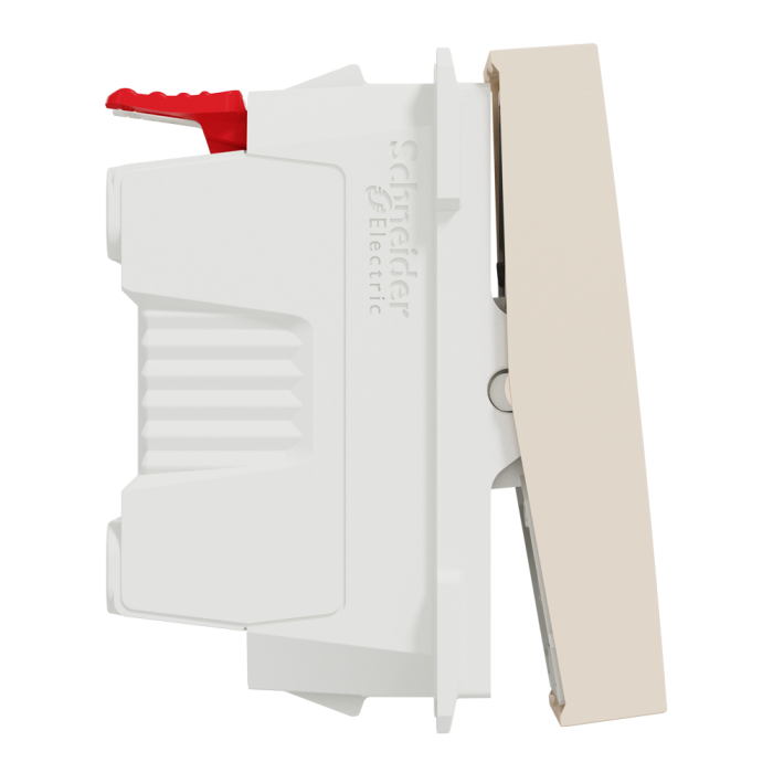 Вимикач, 1-клавішний, 10 А, 1 модуль, Unica New - Schneider Electric [NU310144]