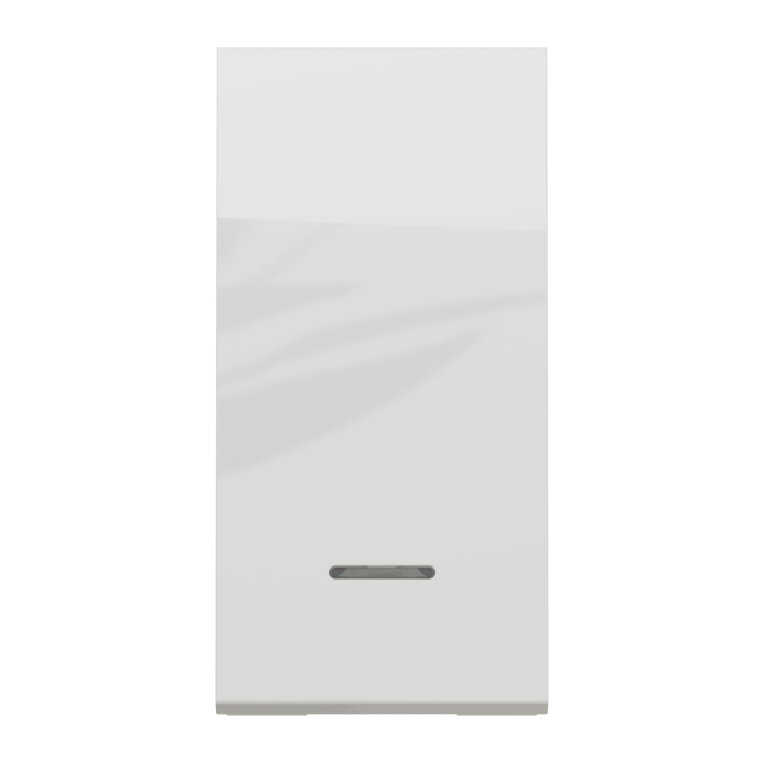 Вимикач, білий, 1-клавішний, 10 А, 1 модуль, Unica New - Schneider Electric [NU310318S]