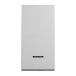 Вимикач, алюмінієвий, 1-клавішний, 10 А, 1 модуль, Unica New - Schneider Electric [NU310330S]