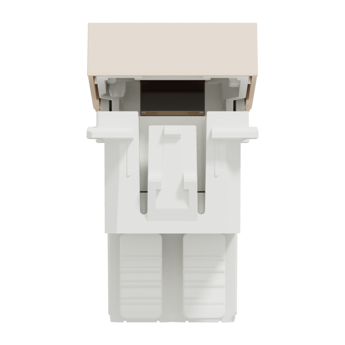 Перехресний перемикач, 1-клавішний, 10 А, 1 модуль, Unica New - Schneider Electric [NU310544]