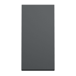 Вимикач, чорний, 1-клавішний, 10 А, 1 модуль, Unica New - Schneider Electric [NU310554]