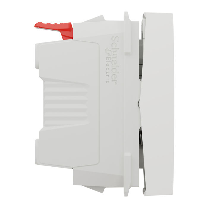 Кнопка 1-клавішна, біла, 10 А, 1 модуль, Unica New - Schneider Electric [NU310618N]