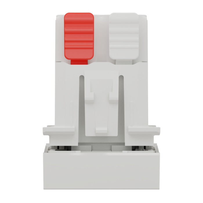 Кнопка 1-клавішна, біла, 10 А, 1 модуль, Unica New - Schneider Electric [NU310618N]