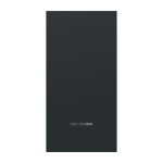 Кнопка 1-клавішна, чорна, 10 А, 1 модуль, Unica New - Schneider Electric [NU310654N]