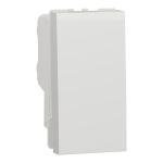 Вимикач, білий, 1-клавішний, 10 А, 1 модуль, Unica New - Schneider Electric [NU316218]