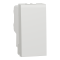Вимикач, білий, 1-клавішний, 10 А, 1 модуль, Unica New - Schneider Electric [NU316218]