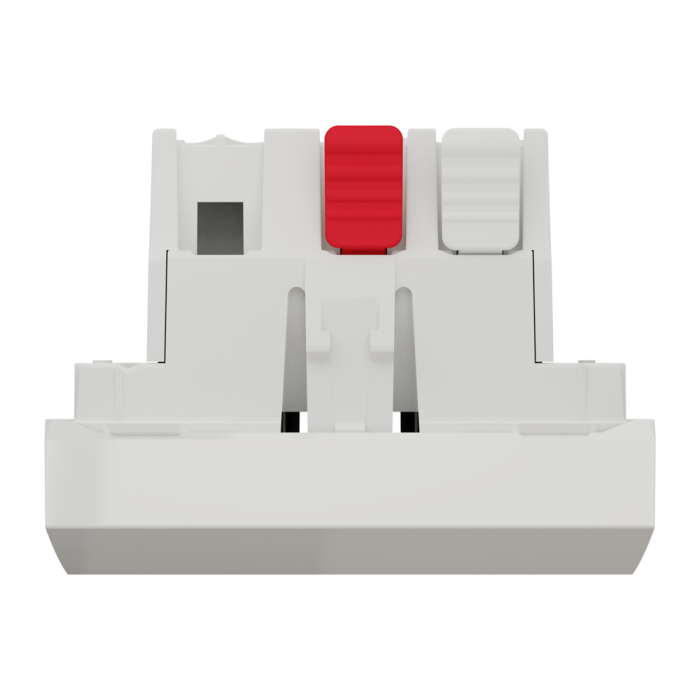 Вимикач, білий, 1-клавішний, 10 А, 2 модулі, Unica New - Schneider Electric [NU320118]