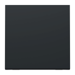 Вимикач, чорний, 1-клавішний, 10 А, 2 модулі, Unica New - Schneider Electric [NU320154]