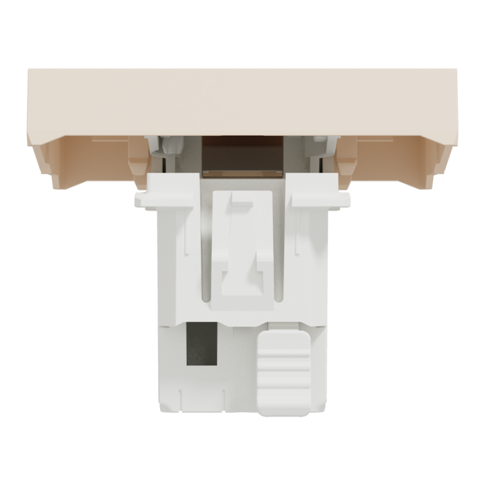 Вимикач, 1-клавішний, 10 А, 2 модулі, Unica New - Schneider Electric [NU320344]