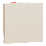 Вимикач, 1-клавішний, 10 А, 2 модулі, Unica New - Schneider Electric [NU320344]