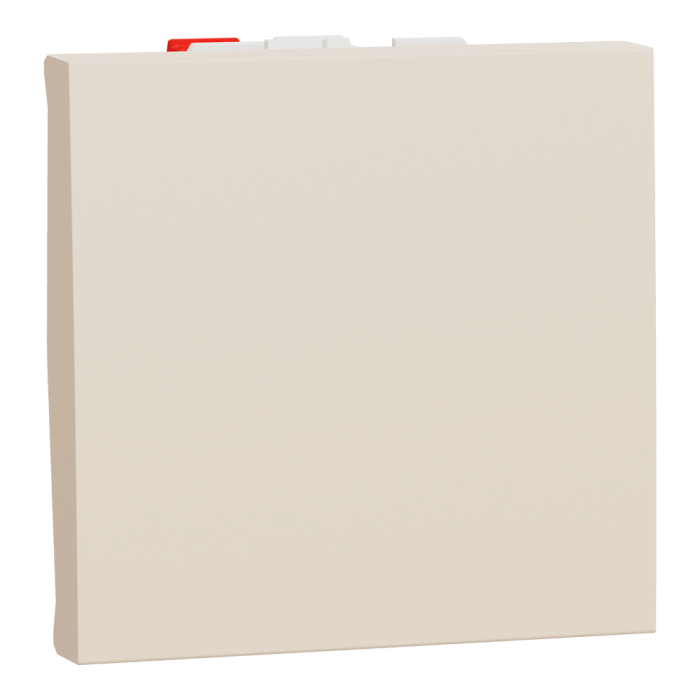 Вимикач, 1-клавішний, 10 А, 2 модулі, Unica New - Schneider Electric [NU320344]