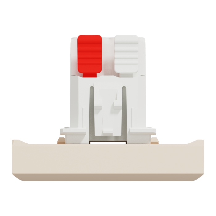 Вимикач, 1-клавішний, 10 А, 2 модулі, Unica New - Schneider Electric [NU320344]