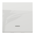 Кнопка 1-клавішна, біла, 10 А, 2 модулі, Unica New - Schneider Electric [NU320618N]