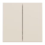 Вимикач, 2-клавішний, 10 А, 2 модулі, Unica New - Schneider Electric [NU321144]