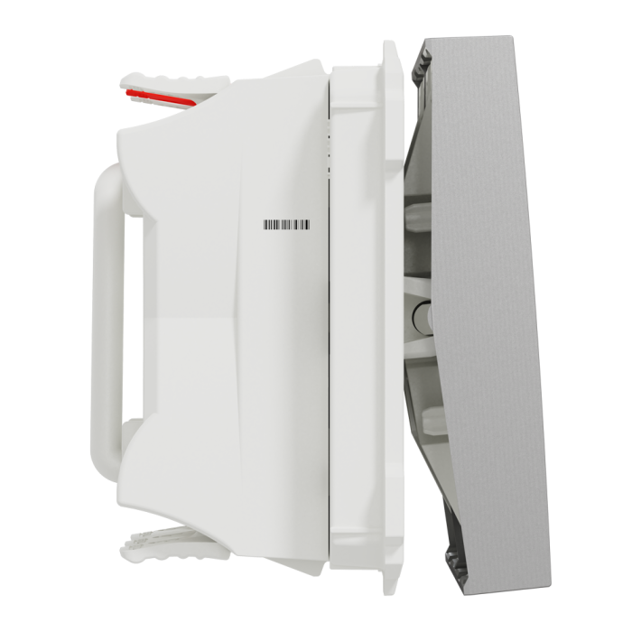 Вимикач, алюмінієвий, 2-клавішний, 10 А, 2 модулі, Unica New - Schneider Electric [NU321330]