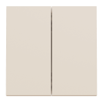 Вимикач, 2-клавішний, 10 А, 2 модулі, Unica New - Schneider Electric [NU321344]