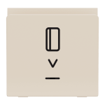 Картковий вимикач, 1-клавішний, 10 А, 2 модулі, Unica New - Schneider Electric [NU328344]