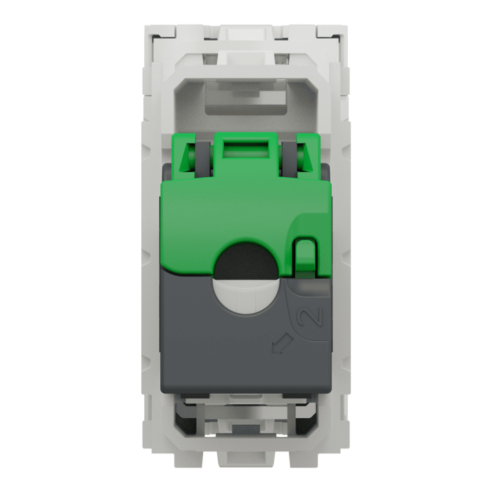 Мультимедійна розетка, біла, 1 модуль, (S-One), Unica New - Schneider Electric [NU341018]