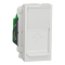 Мультимедійна розетка, біла, 1 модуль, (S-One), Unica New - Schneider Electric [NU341018]