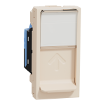 Мультимедійна розетка, 1 модуль, (S-One), Unica New - Schneider Electric [NU341044]